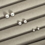 Sterling Silver Ball Stud Earrings, thumbnail 3 of 8