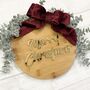 Personalised Family Christmas Wreath 'At The X House', thumbnail 9 of 10