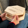 Personalised On Your Christening Baptism Naming Day Hexagon Keepsake Box, thumbnail 3 of 6