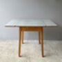 1960’s Mid Century Vintage Formica Draw Leaf Table, thumbnail 9 of 11