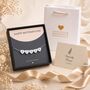 Personalise Multi Hearts Silver Gold Rose Gold Bracelet Initials Engraved, thumbnail 4 of 9