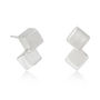 Sterling Silver Earrings Cubes, thumbnail 2 of 3
