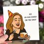 Go Easy On The Cake Card – Funny Singing Birthday Card, thumbnail 1 of 6