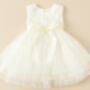 Juniper In Ivory White Party Or Flower Girl Dress, thumbnail 2 of 5