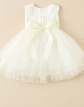 Juniper In Ivory White Party Or Flower Girl Dress, 2 of 5