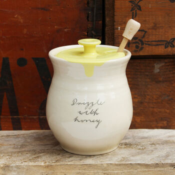 Ceramic Honey Pot, 3 of 5