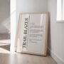 Personalised Definition Style Print, thumbnail 4 of 6