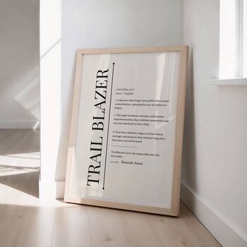 Personalised Definition Style Print, 4 of 6