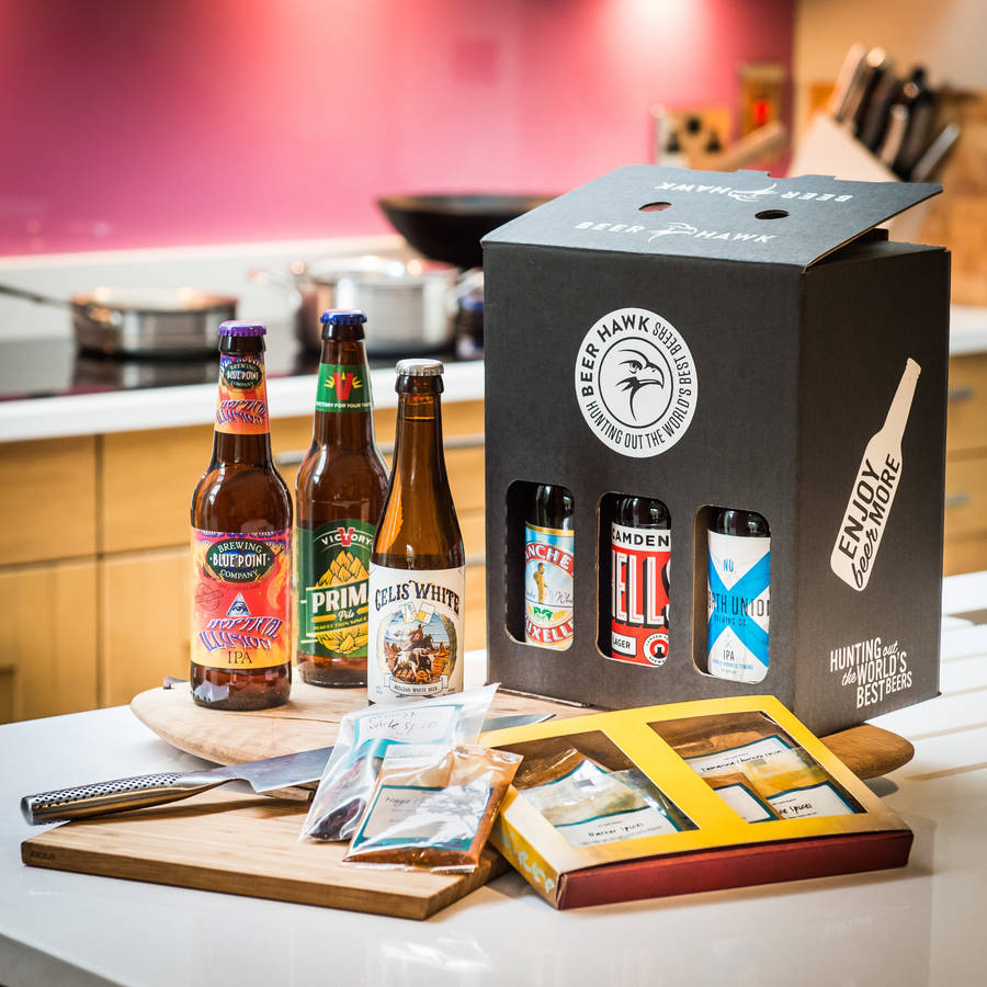 craft beer and curry night in gift kit by beer hawk