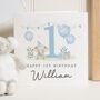 Personalised 1st Birthday Card For Son Grandson Nephew, thumbnail 1 of 7