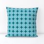 Daisy Daisy Cushion Cover Blue Or Pink, thumbnail 1 of 2