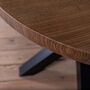Clyde Ash Solid Wood Round Dining Table, thumbnail 5 of 6