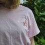 Unisex Hand Embroidered Retro Furniture Tshirt, thumbnail 5 of 7