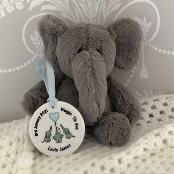 Personalised Welcome To The World New Baby Decoration, 4 of 7