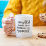'Only Best Friends Get Promoted To Godmother' Mug, thumbnail 1 of 7