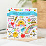 Personalised Teacher Thank You Card, thumbnail 2 of 2