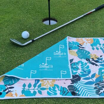 Personalised Hawaii Five Over Golf Towel, 3 of 4