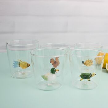 Cute 3D Animal Drinking Glass, 4 of 12