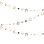 Gold Foiled Star Garland Hanging Decoration, thumbnail 2 of 3