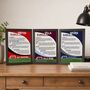Personalised 21st Birthday Print 'Lifetime Of Support' Gift For Football Fan 50 Clubs Available, thumbnail 10 of 12