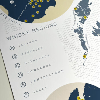 Scotland Whisky Regions And Distillery Map 2023, 6 of 7