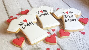 I Love My Dad/Daddy/Stepdad/Step Daddy Cookie Gift, 2 of 4