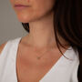 Monroe Tri Gold Nova Necklace, thumbnail 2 of 6