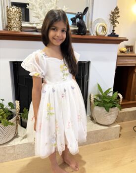 Charlee In Ivory White ~ Flower Girl /Party Dress, 6 of 9