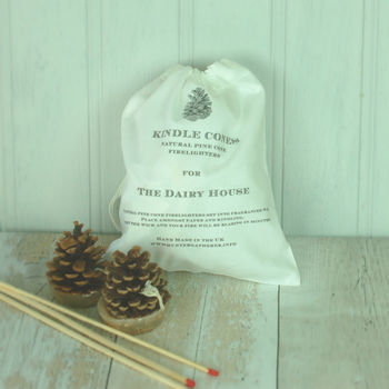 Personalised Bag Of Kindle Cone Firelighters, 5 of 5