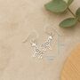 Stand Tall Stand Proud Sterling Silver Giraffe Hook Earrings, thumbnail 6 of 9