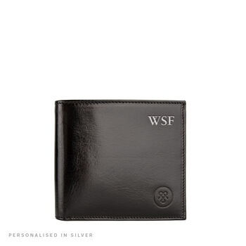 Personalised Luxury Billfold Wallet. 'The Vittore', 4 of 12
