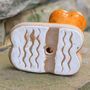 Personalised Orange Welly Boots Garden Planter, thumbnail 6 of 9