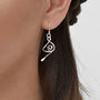 Sterling Silver 3D Spiral Earrings, thumbnail 1 of 5