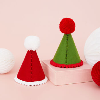 Felt Santa Or Elf Party Hat, 3 of 4
