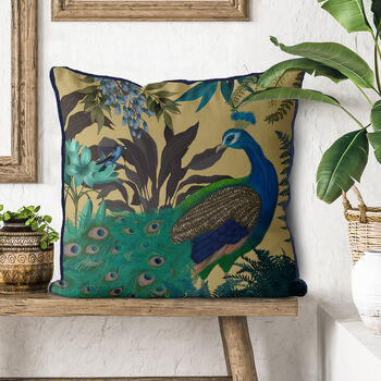 peacock cushions