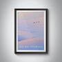 Go Ski Touring Travel Poster Art Print, thumbnail 1 of 8