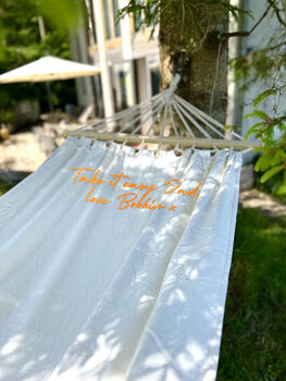 Personalised Hammock With Optional Stand, 2 of 2