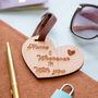 Home Is … Heart Engraved Luggage Tag, thumbnail 9 of 9