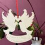 Personalised Christmas Doves Decoration, thumbnail 1 of 12