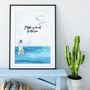 I Lost My Heart To The Sea Print, thumbnail 2 of 3