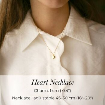 Valentine's Heart Necklace For Her, 2 of 7