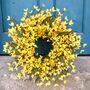 Vibrant Yellow Bloom Spring Wreath, thumbnail 2 of 7