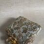 Gold Embroidered Square Handcrafted Clutch Bag, thumbnail 8 of 10