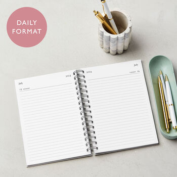 Personalised Flow 2024/25 Mid Year Diary, 4 of 10