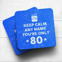 Personalised Mug 'Keep Calm 80th Birthday', thumbnail 5 of 6