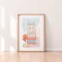 Paris Café Illustration Fine Art Print, thumbnail 1 of 4