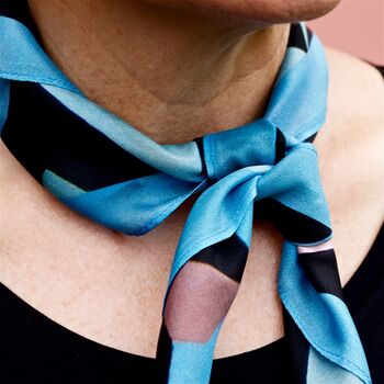 Diamond Life Square Silk Scarf, 3 of 6