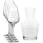 Personalised Sublym Wine Glass And Carafe Set, thumbnail 1 of 3