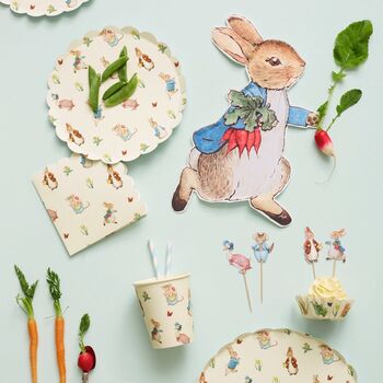 Peter Rabbit In The Garden Birthday Cake Candles, 4 of 4