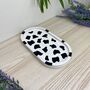 Cow Print Oval Trinket Tray Dish, thumbnail 3 of 5